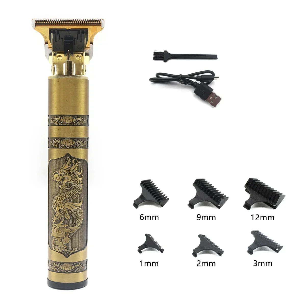 THE COMFORT TRIMMER™  Professional T9 Hair Trimmer Machine Metal Body Beard Trimmer for Men Stainless Steel Blade Hair Clipper Beard Trimmer