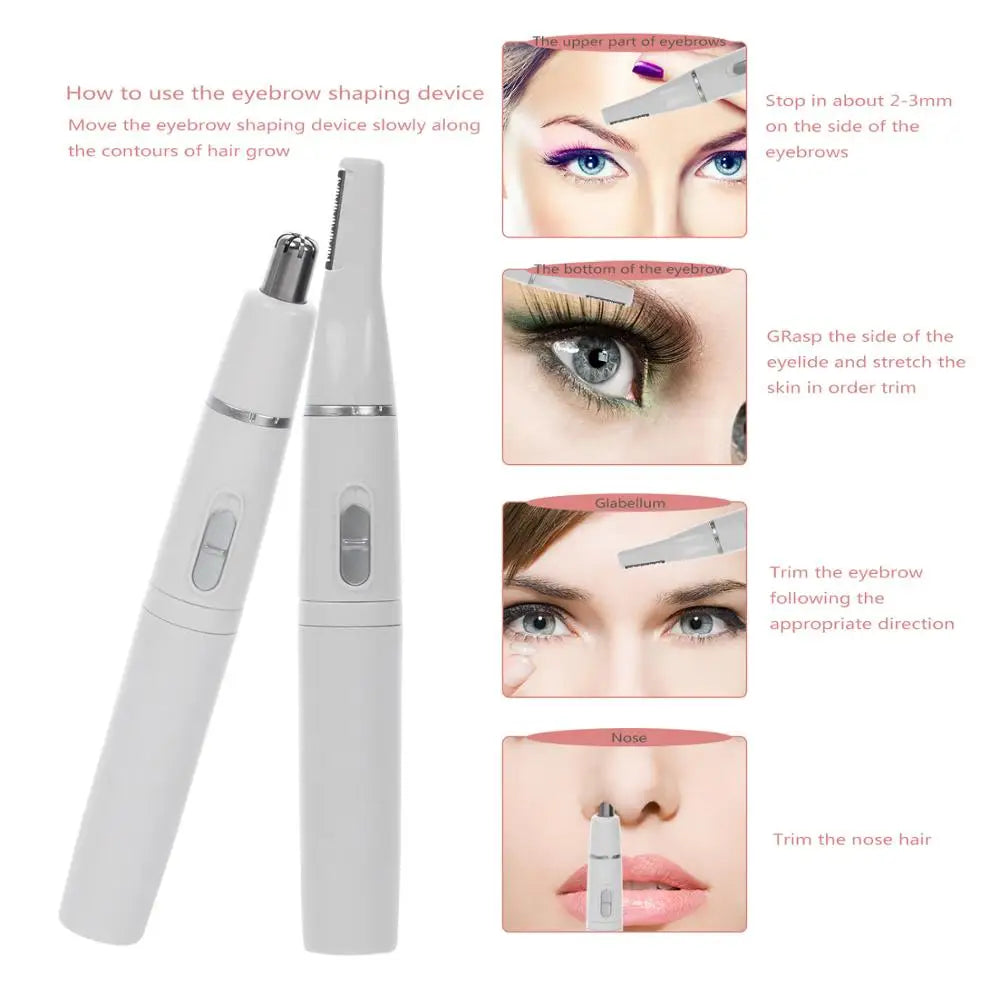 THE COMFORT TRIMMER™  4 In 1 Head Battery-Powered Hair Clipper Nose Hair Trimmer For Women Men Ear Hair Eyebrows Beard Nose Hair removal