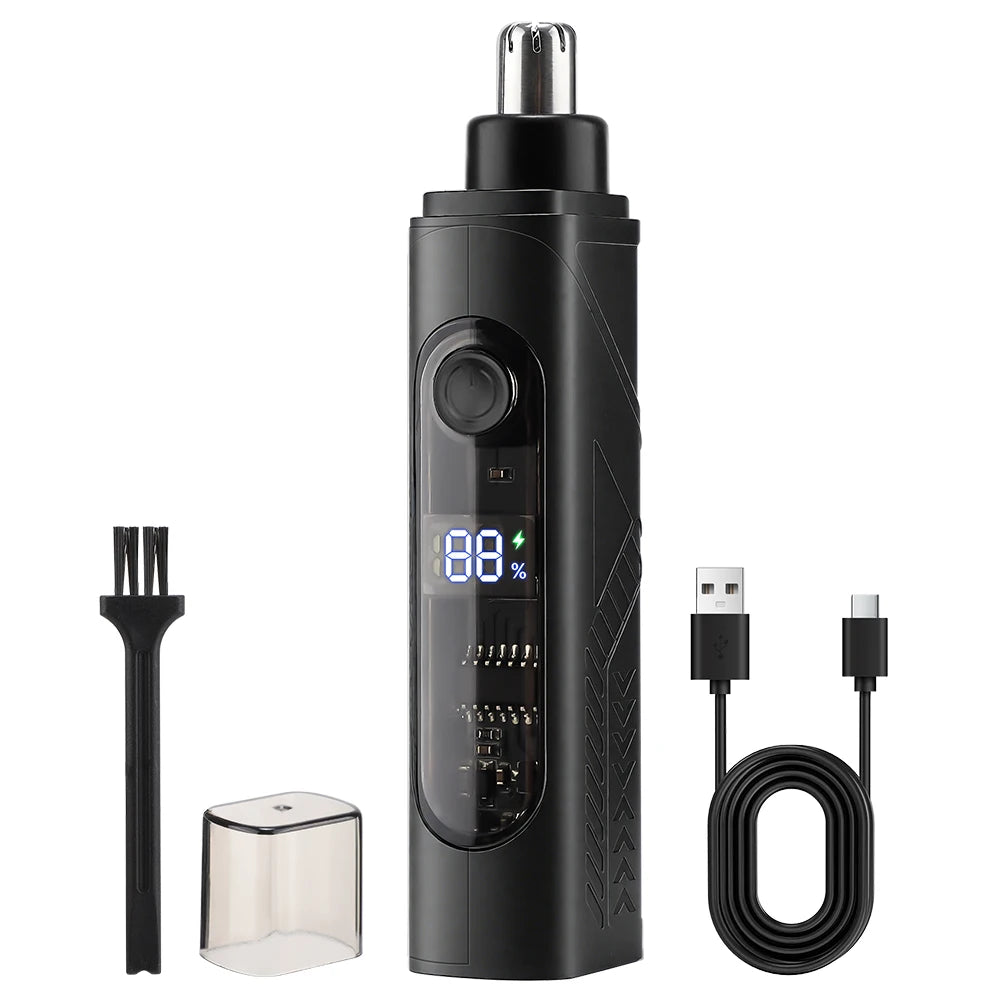 THE COMFORT TRIMMER™  3 in 1 Mini Pocket Nose Hair Trimmer Painless Clipper Nose Ears Hair Eyebrow Waterproof Portable Trimmer For Men Women