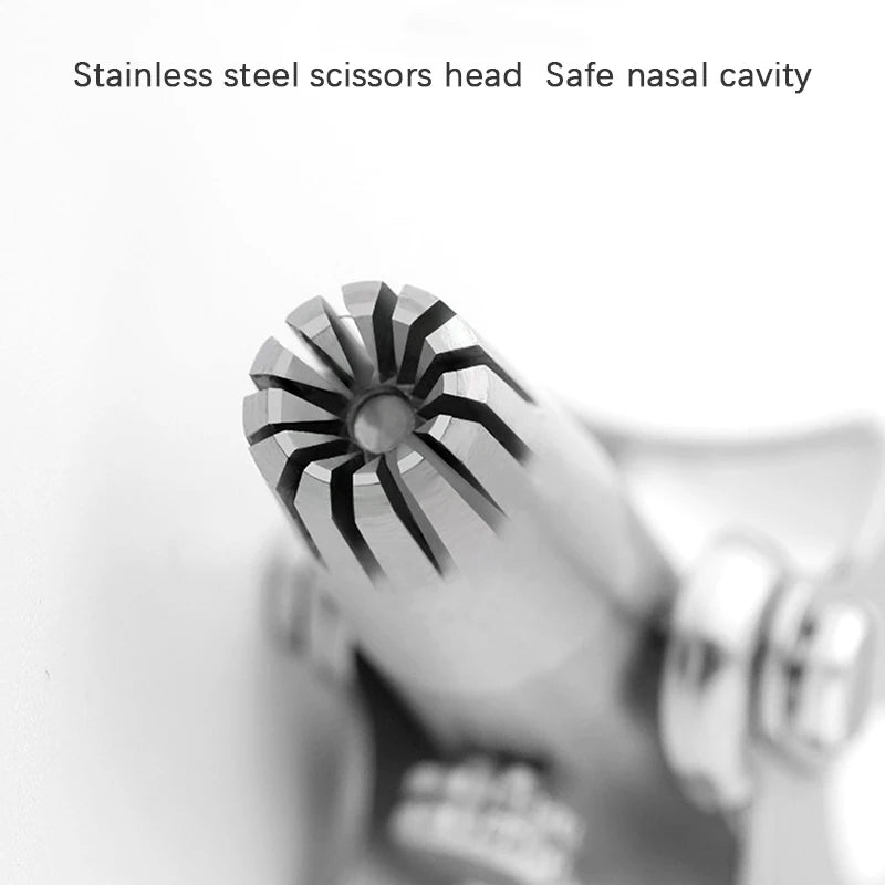 THE COMFORT TRIMMER™ Stainless Steel Manual Nose Hair Trimmer Scissors