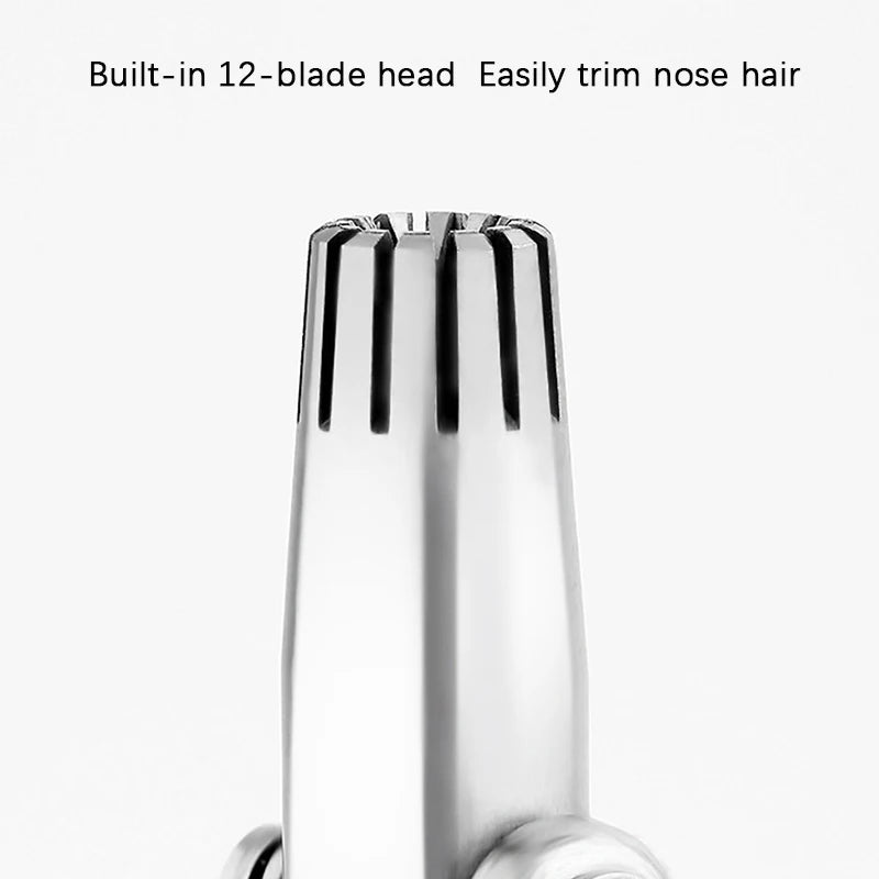 THE COMFORT TRIMMER™ Stainless Steel Manual Nose Hair Trimmer Scissors