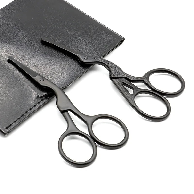 THE COMFORT TRIMMER™  Stainless Steel Crane-shaped Scissors Safety Round-head Manual Nose Hair Trimmer Beauty Shaving Small Scissors