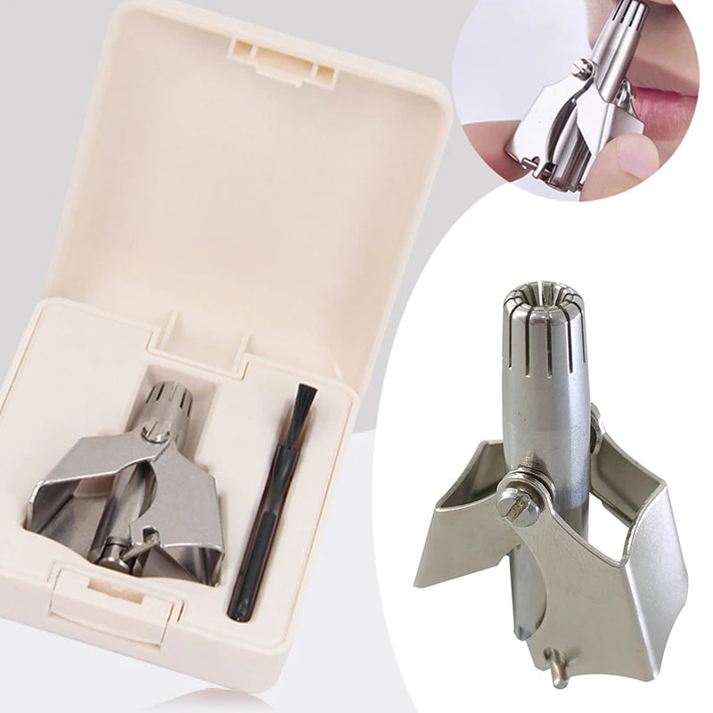 THE COMFORT TRIMMER™ Stainless Steel Manual Nose Hair Trimmer Scissors