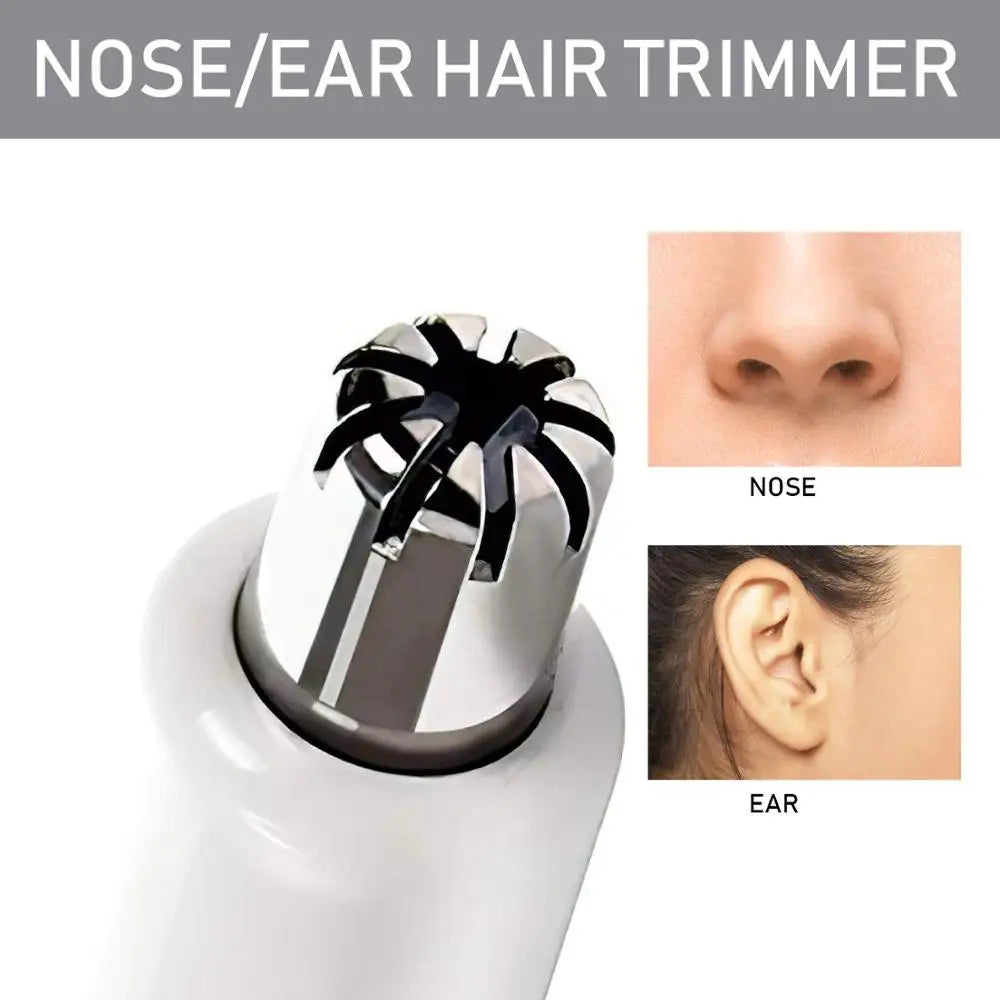 THE COMFORT TRIMMER™  4 In 1 Head Battery-Powered Hair Clipper Nose Hair Trimmer For Women Men Ear Hair Eyebrows Beard Nose Hair removal