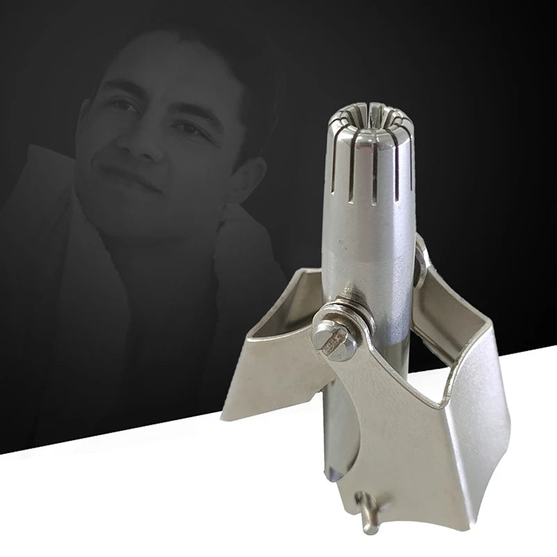 THE COMFORT TRIMMER™ Stainless Steel Manual Nose Hair Trimmer Scissors